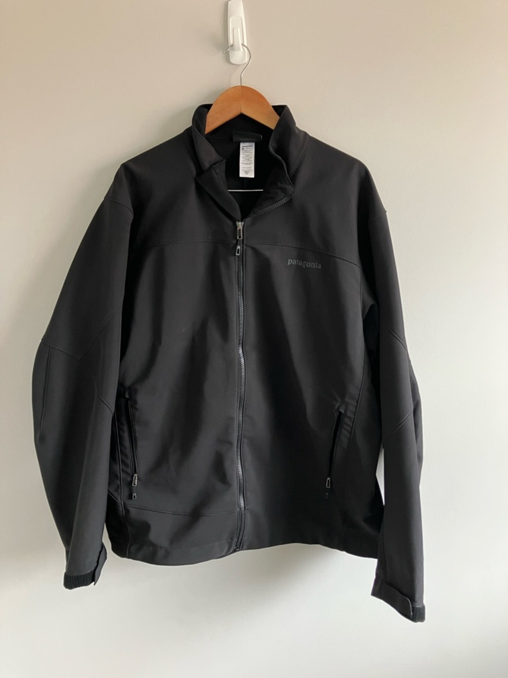 Men’s Patagonia Polartec Windblock black jacket size XXL
